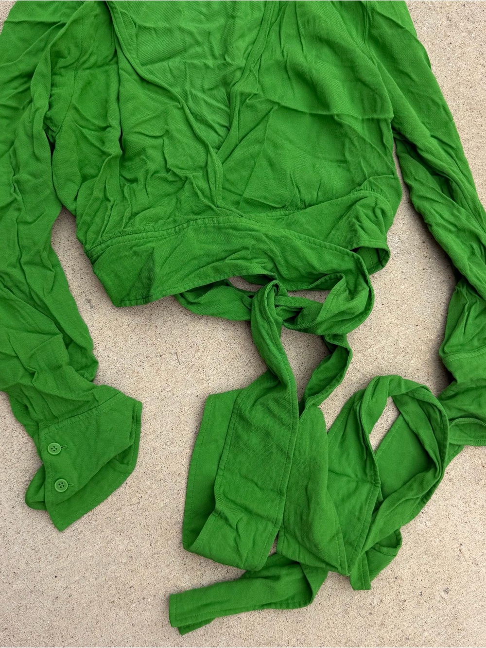 & other stories collared wrap top - Picture 3 of 6